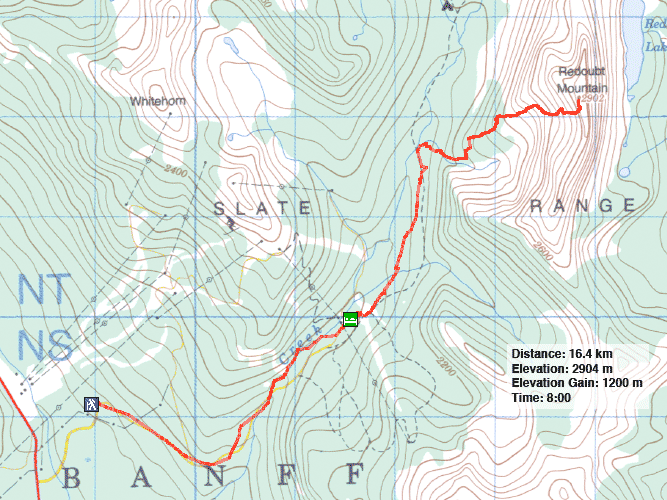 Mount Redoubt Map