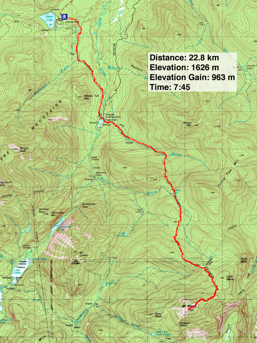 Mount Marcy Trail Map | vlr.eng.br